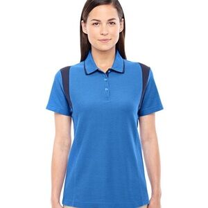 NWT NEW! Ladies Sport Blue Active Golf Polo Shirt. French Blue Navy XXL